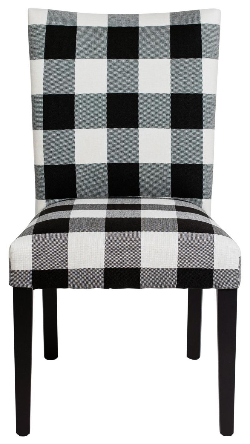 Gingham discount dining chair